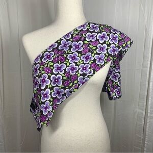 Vera‎ Bradley 60% Viscose 40% Cotton Floral Knit Jersey Scarf Multicolor